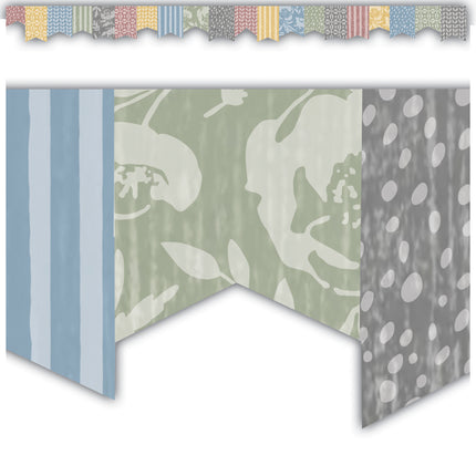 Classroom Cottage Pennants Trim Die Cut