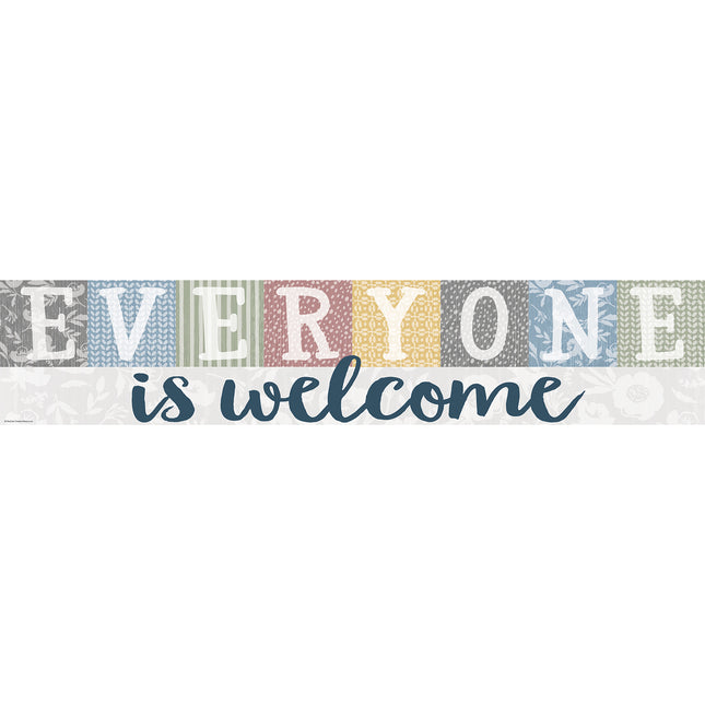 Classroom Cottage Everyone Welcome Banner