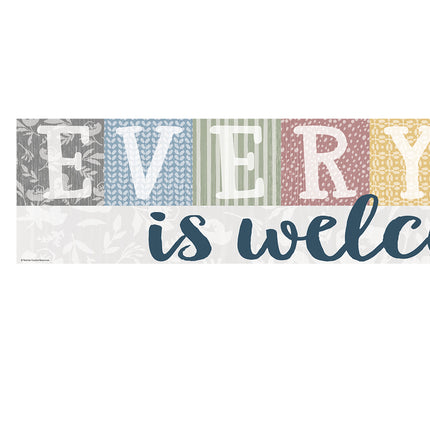Classroom Cottage Everyone Welcome Banner