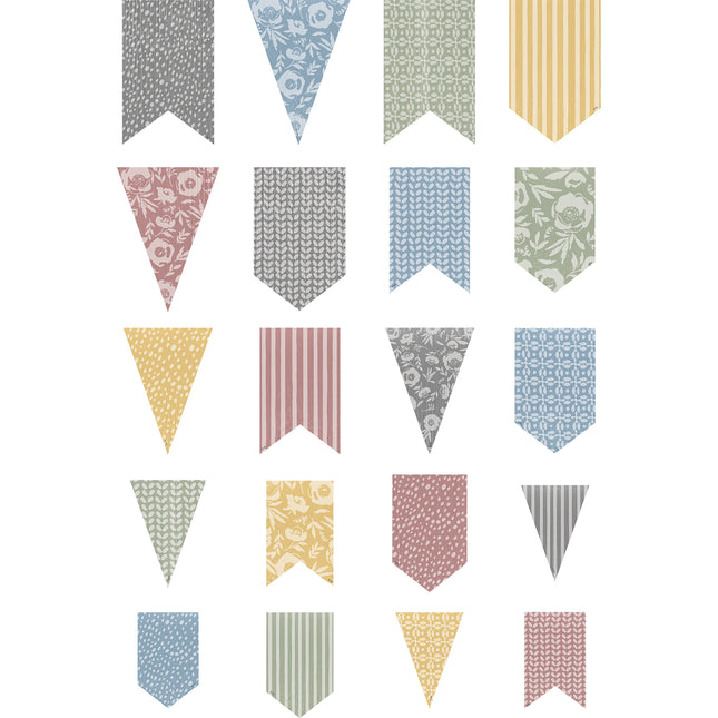 Classroom Cottage Pennants Accents Assorted Sizes