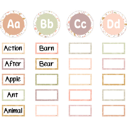 Terrazzo Tones Word Wall Bbs