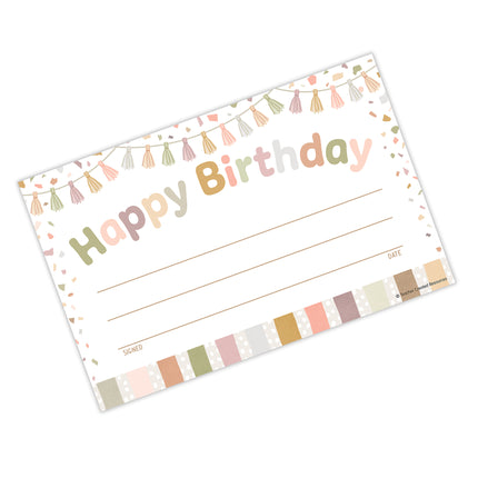Terrazzo Happy Birthday Awards