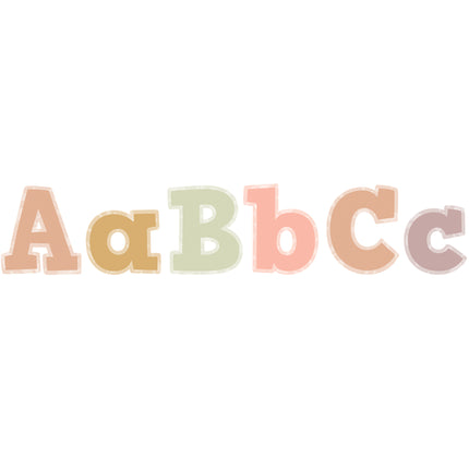 Terrazzo Tone 4in Bold Block Letter Combo Pack