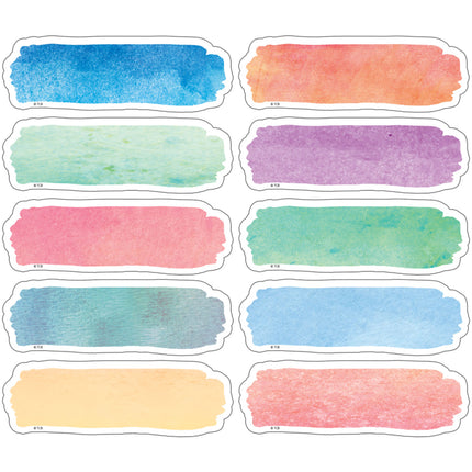 Watercolor Labels Magnetic Accents