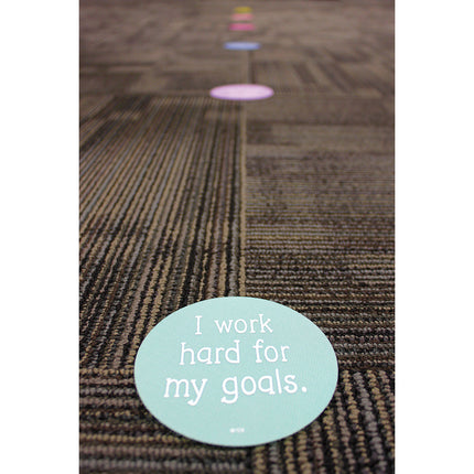 Spot On Carpet Markers Positive Mindset, 4", Pack of 12