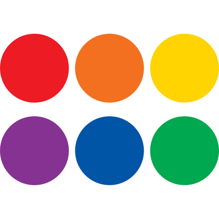 Spot On® Dry-Erase Desktop Writing Spots Colorful Circles