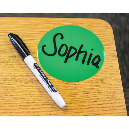Spot On® Dry-Erase Desktop Writing Spots Colorful Circles