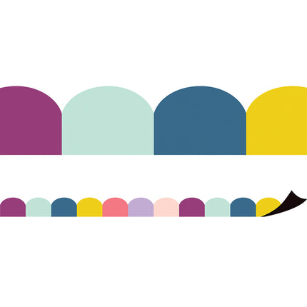 Oh Happy Day Scalloped Magnetic Border