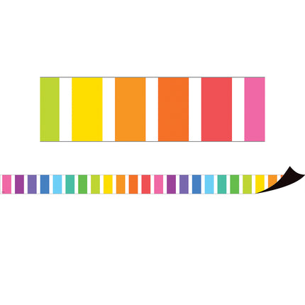 Colorful Stripes Magnetic Border