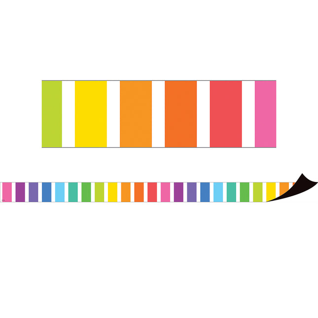 Colorful Stripes Magnetic Border