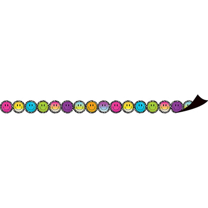 Smiley Faces Die-Cut Magnetic Border