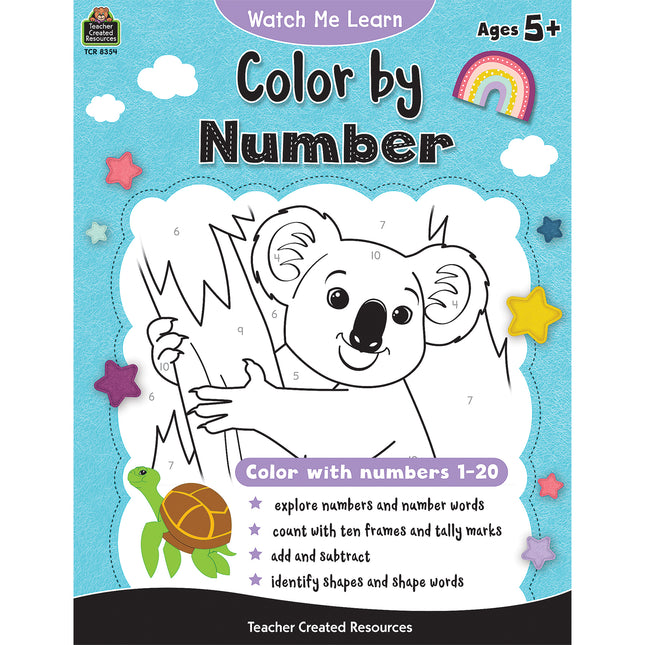 Watch Me Learn Color By Number