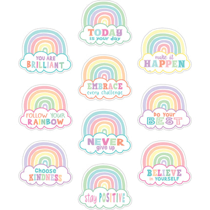 Pastel Pop Positive Sayings Accents, Pack of 30