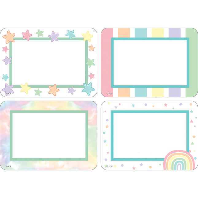 Pastel Pop Name Tags / Labels Multi-Pack, Pack of 36