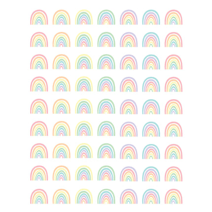 Pastel Pop Rainbows Mini Stickers