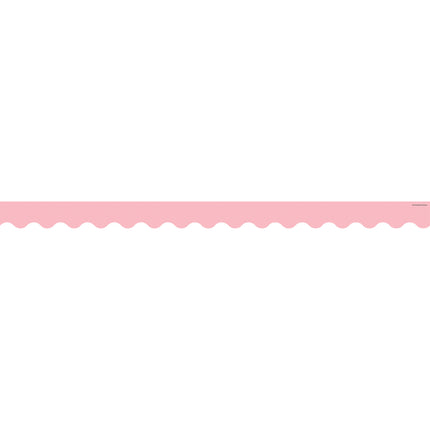 Pastel Pink Scalloped Border Trim