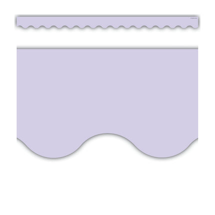 Lavender Scalloped Border Trim