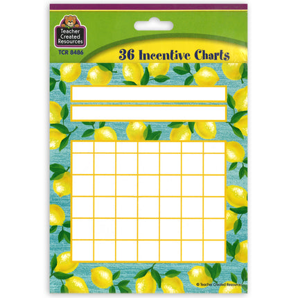 Lemon Zest Incentive Charts