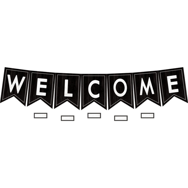 Modern Farmhouse Pennants Welcome Bulletin Board Set