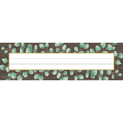 Eucalyptus Flat Name Plates, Pack of 36