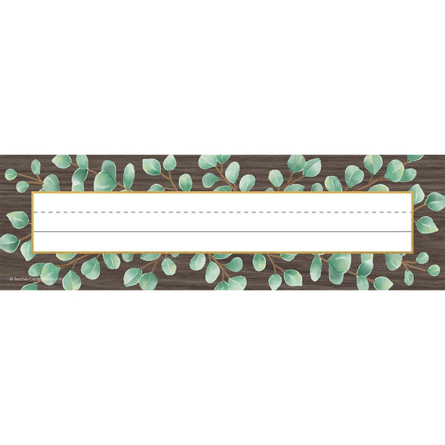 Eucalyptus Flat Name Plates, Pack of 36