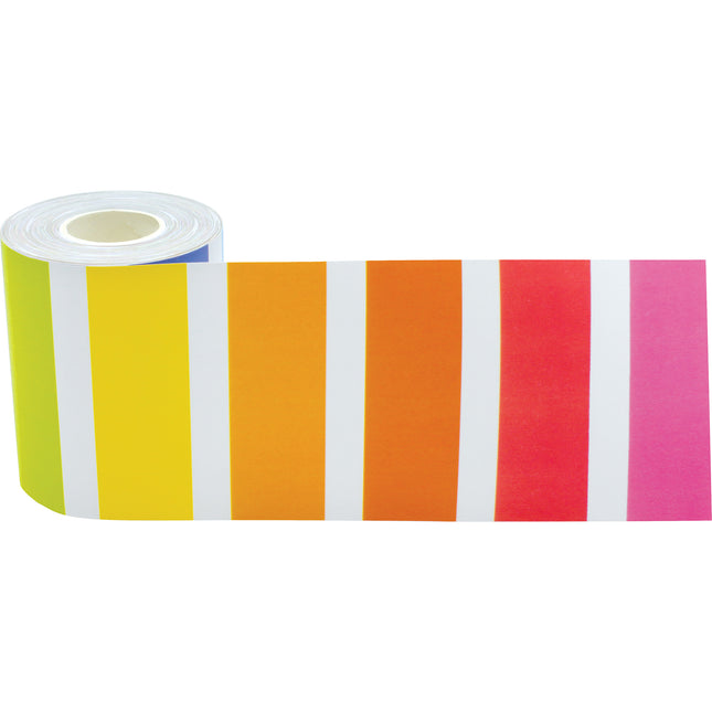 Colorful Stripes Straight Rolled Border