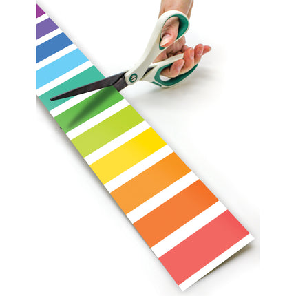 Colorful Stripes Straight Rolled Border