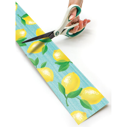 Lemon Zest Straight Rolled Border