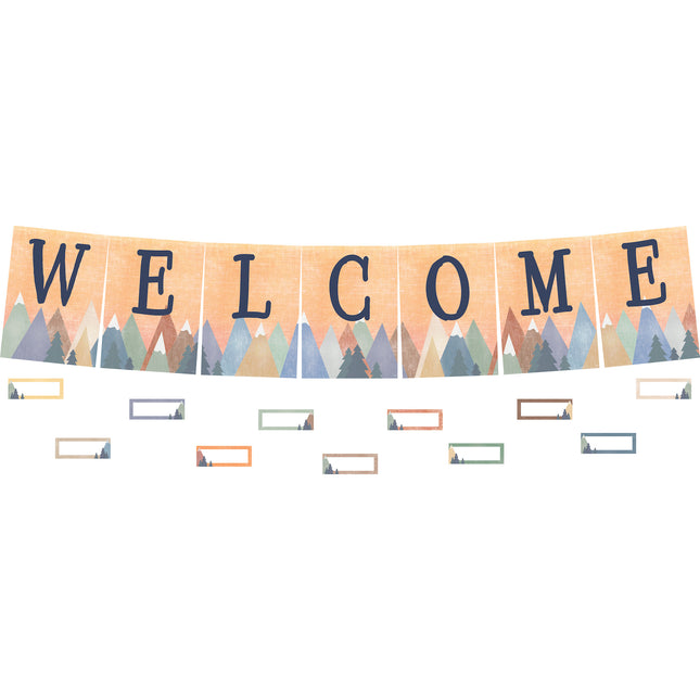 Moving Mountains Welcome Bulletin Board Set
