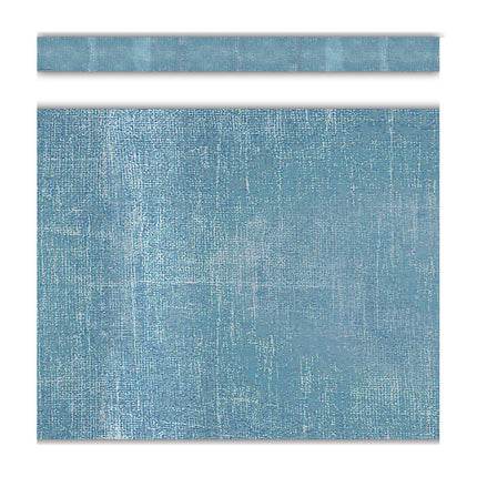 Moving Mountains Blue Straight Border Trim