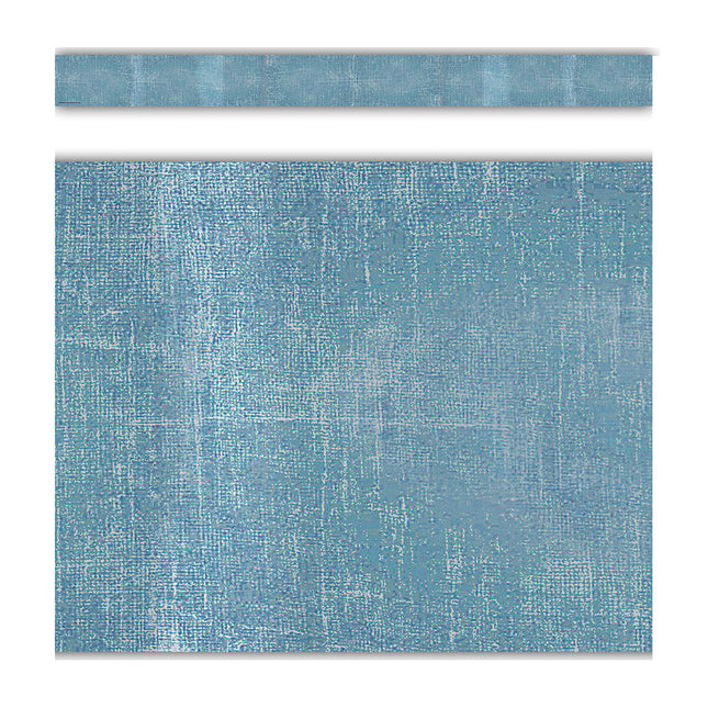 Moving Mountains Blue Straight Border Trim