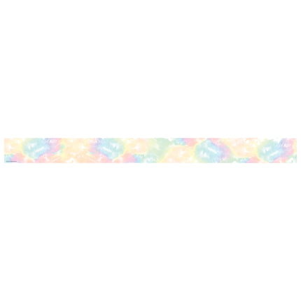 Pastel Pop Tie-dye Rolled Border Straight