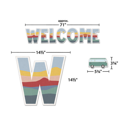 Road Trip Welcome Bulletin Board Moving Mountains