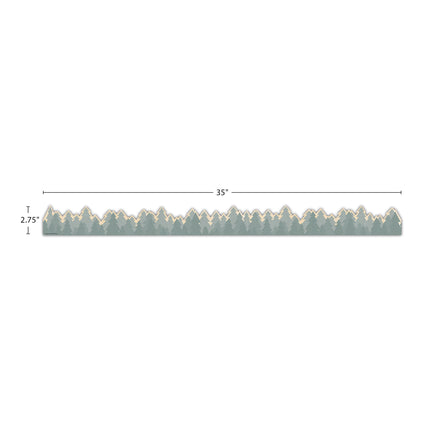 Moving Mountains Trees Border Die-cut