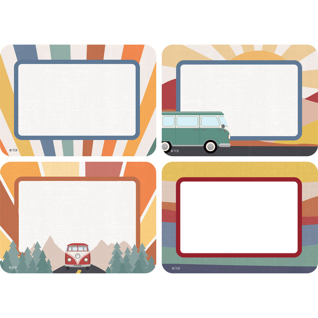 Moving Mountains Name Tags Labels