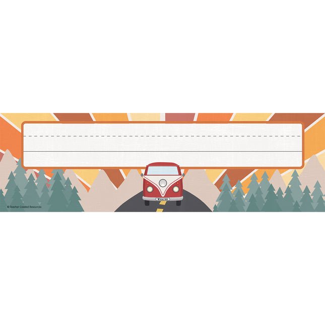 Moving Mountains Flat Name Plates