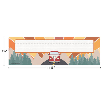 Moving Mountains Flat Name Plates