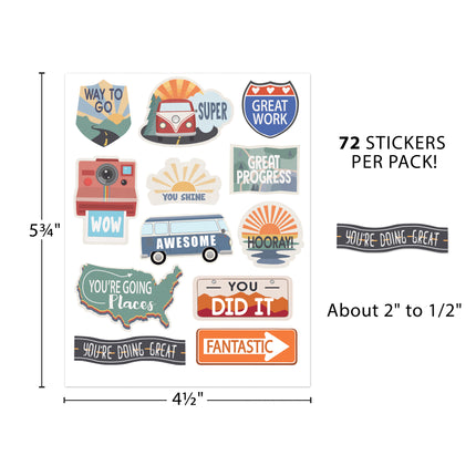 Moving Mountains Road Trip Stickers