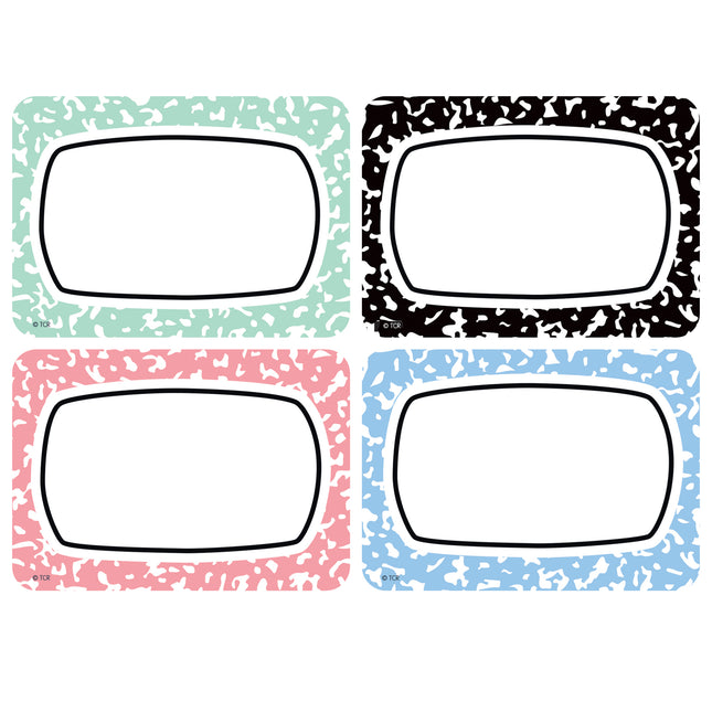 Cool For School Name Tags Labels