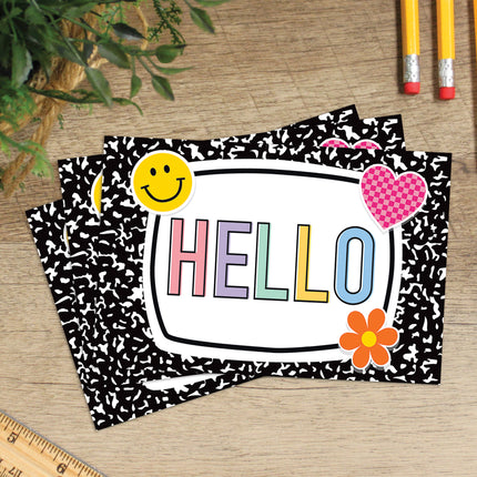 Cool For School Hello Postcards