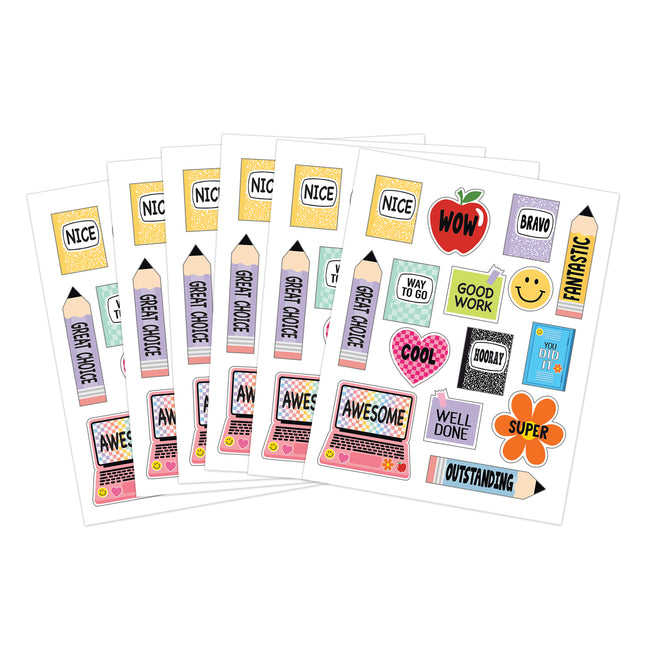 Cool For School Stickers