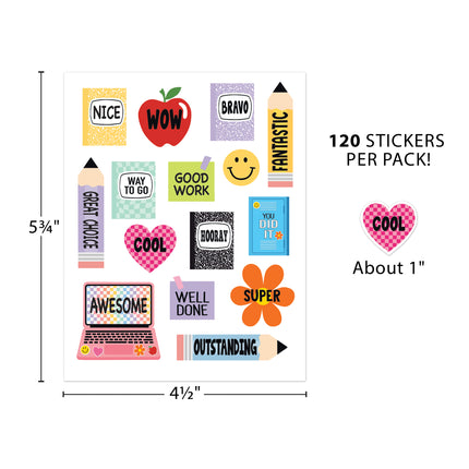 Cool For School Stickers
