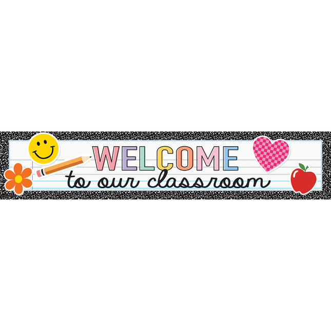Cool For School Welcome Banner