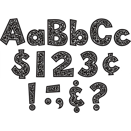 Composition 4in Fun Font Letters