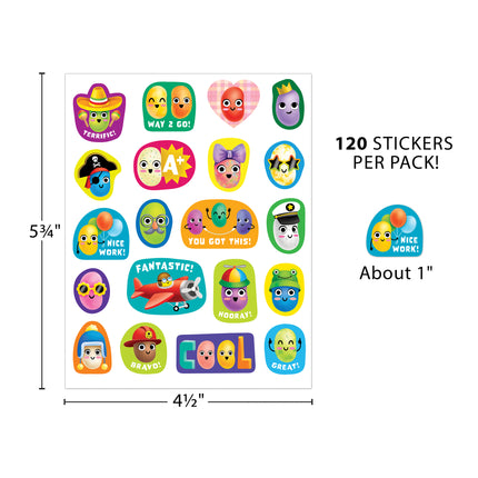Jelly Bean Smelly Stickers
