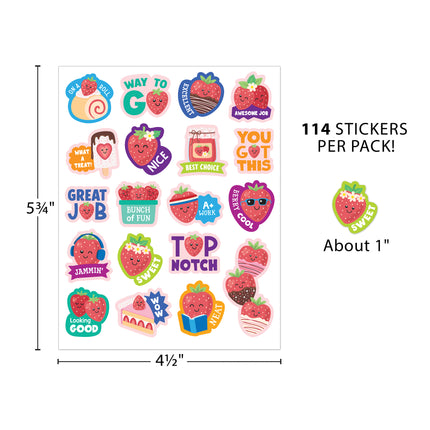 Strawberry Smelly Stickers