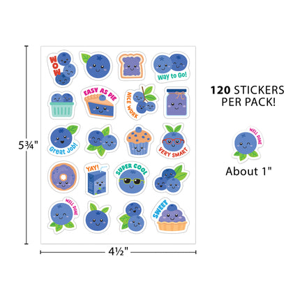 Blueberry Smelly Stickers