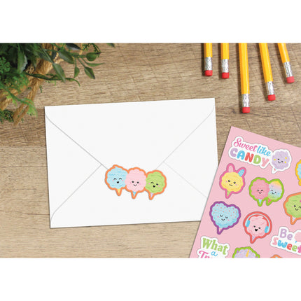 Cotton Candy Smelly Stickers