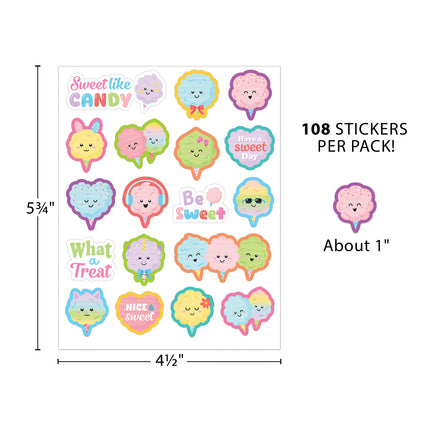 Cotton Candy Smelly Stickers