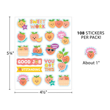Peach Smelly Stickers